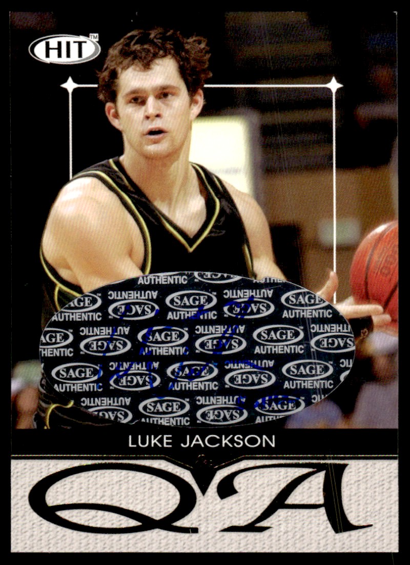 2004 SAGE HIT Q&A Autographs #Q33 Luke Jackson