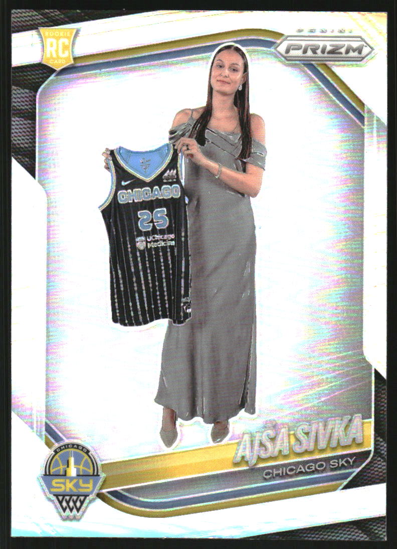 2025 Panini Prizm WNBA Prizms Silver #85 Ajsa Sivka