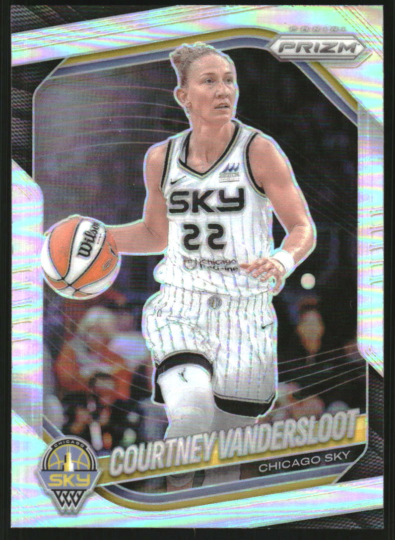 2025 Panini Prizm WNBA Prizms Silver #124 Courtney Vandersloot