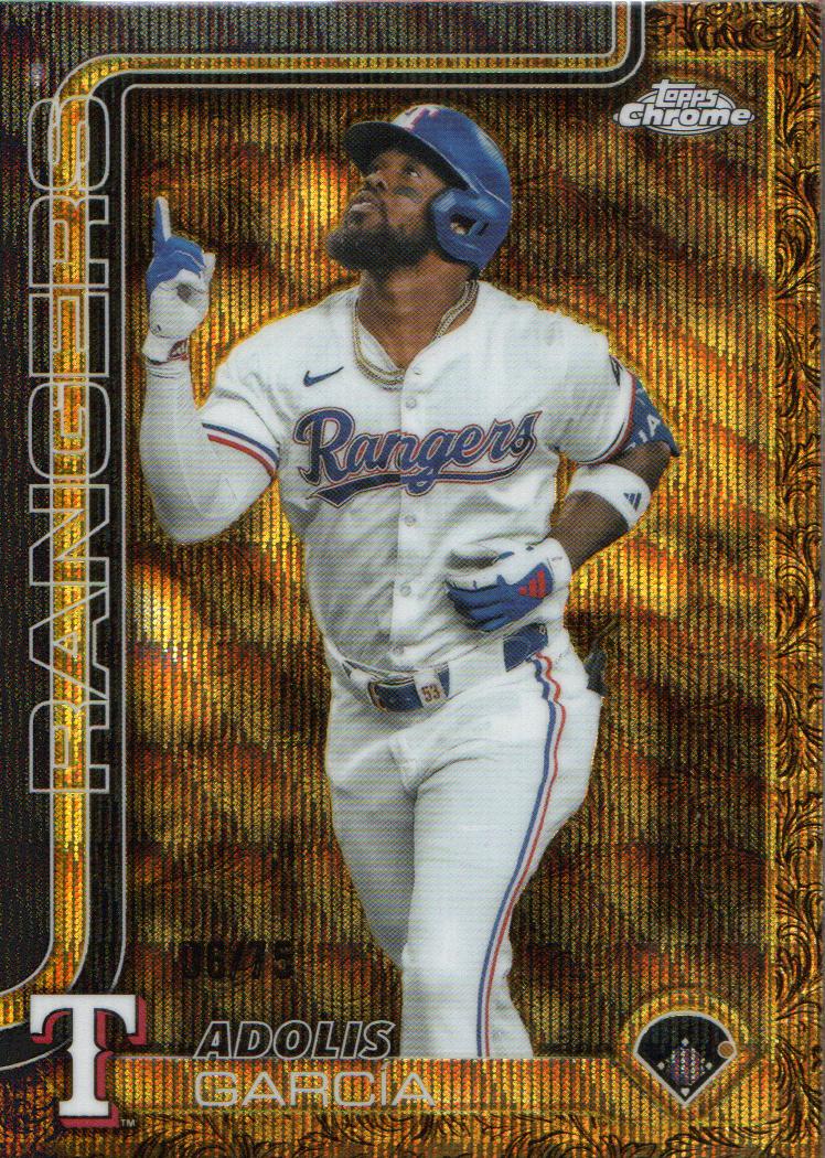 2025 Topps Chrome Gilded Collection Baseball Gold Wave Refractor