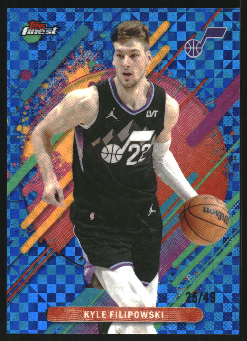 2025-26 Finest Blue X-Fractors #272 Kyle Filipowski R /49