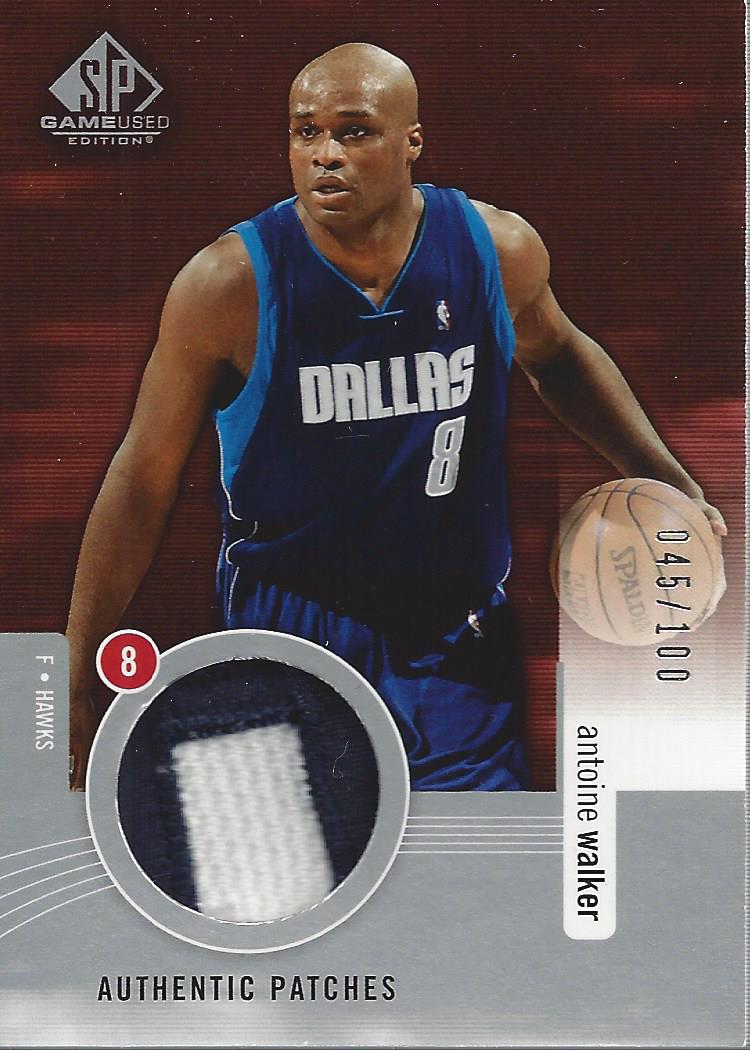2004-05 SP Game Used Authentic Patches #AW Antoine Walker