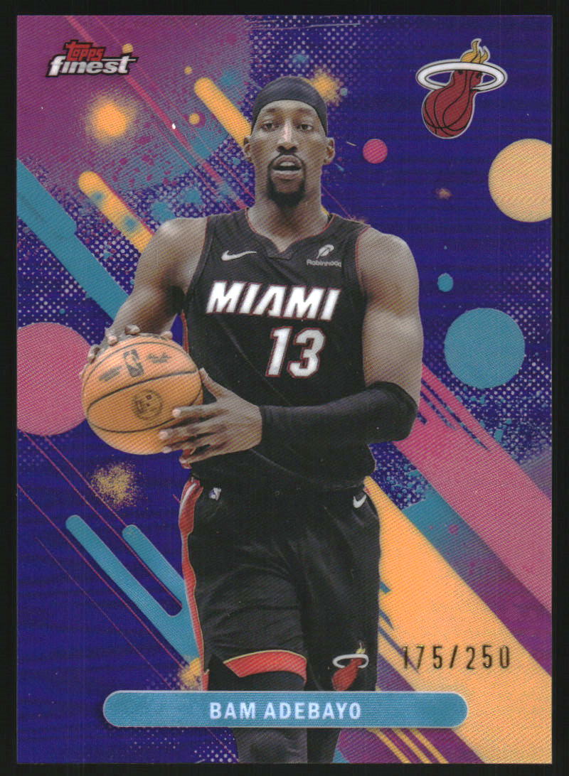2025-26 Finest Purple Refractors #52 Bam Adebayo C /250