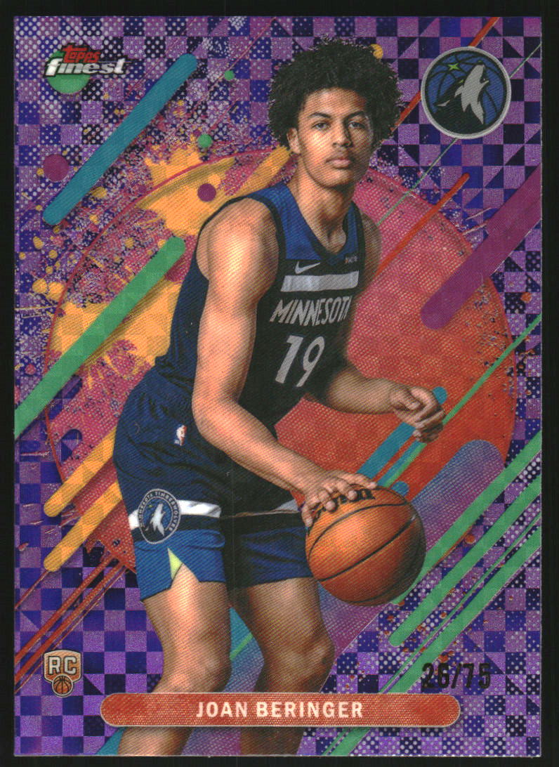 2025-26 Finest Purple X-Fractors #217 Joan Beringer R /75