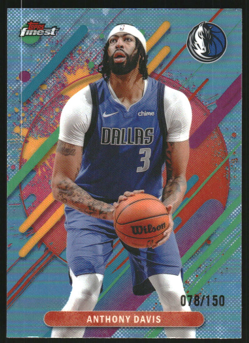 2025-26 Finest Sky Blue Refractors #288 Anthony Davis R /150