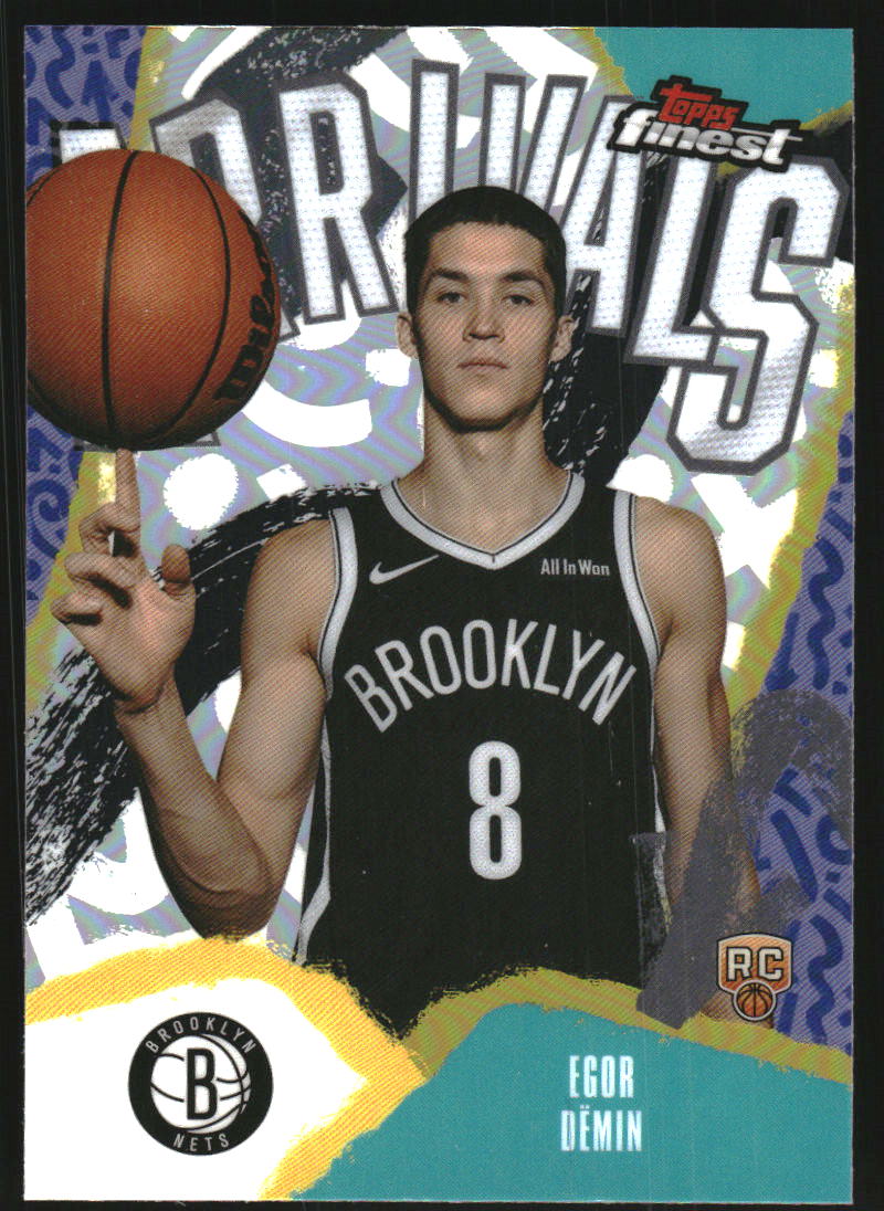 2025-26 Finest Arrivals Refractors #A8 Egor Demin