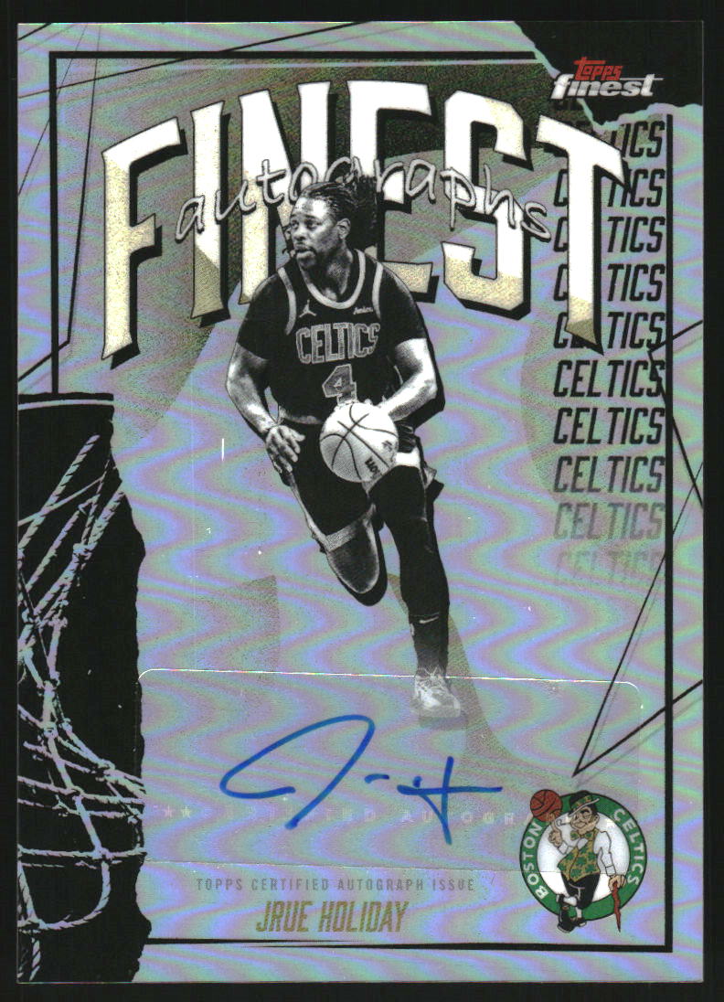 2025-26 Finest Autographs Refractors #FAUJO Jrue Holiday Auto