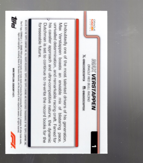 2025 Topps Chrome Formula 1 - Grand Prix Driver of the Day Zhou