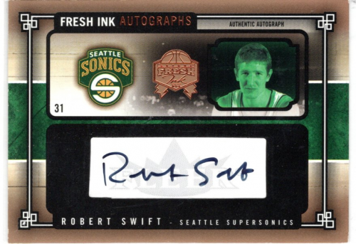 2004-05 SkyBox Fresh Ink Autographs #RS Robert Swift