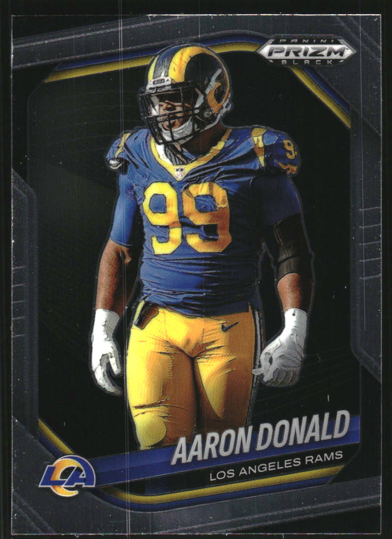 2025 Panini Prizm Black #78 Aaron Donald