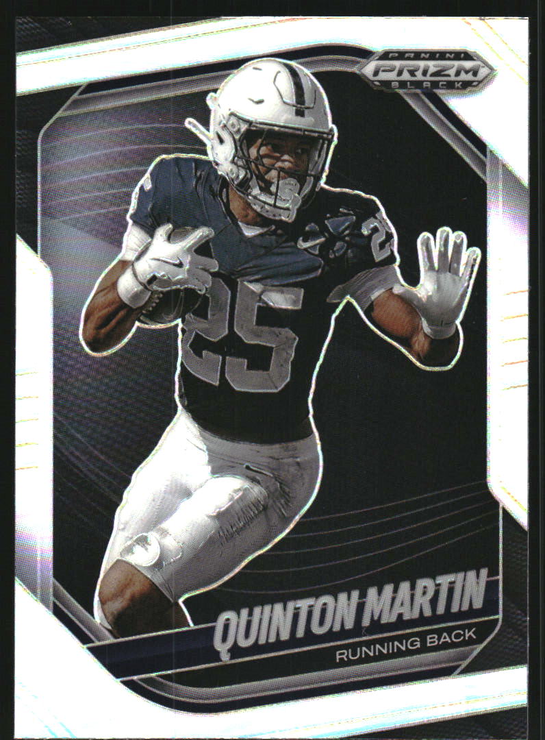 2025 Panini Prizm Black Prizms Silver #170 Quinton Martin