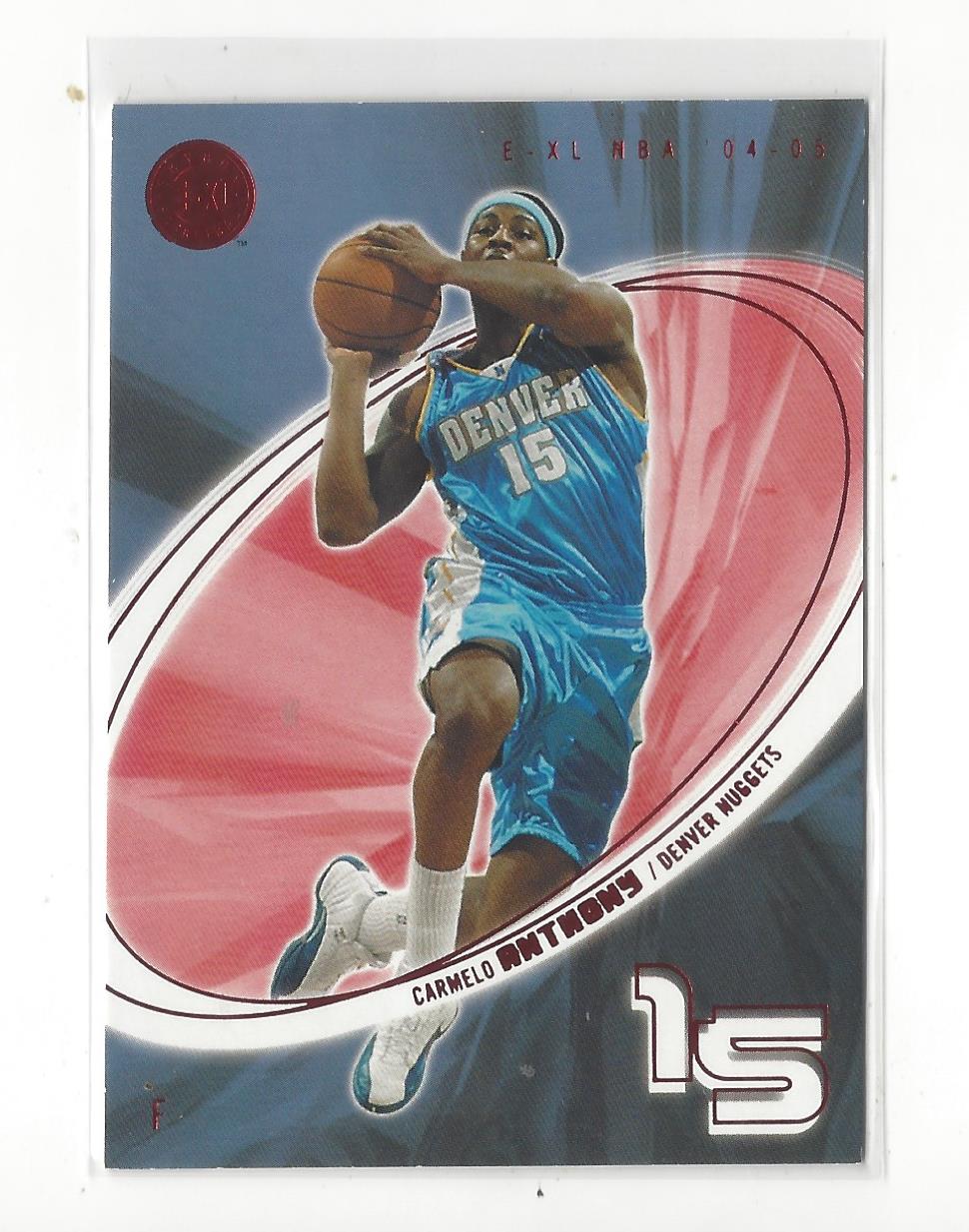 2004-05 E-XL Essential Credentials Future #6 Carmelo Anthony/102