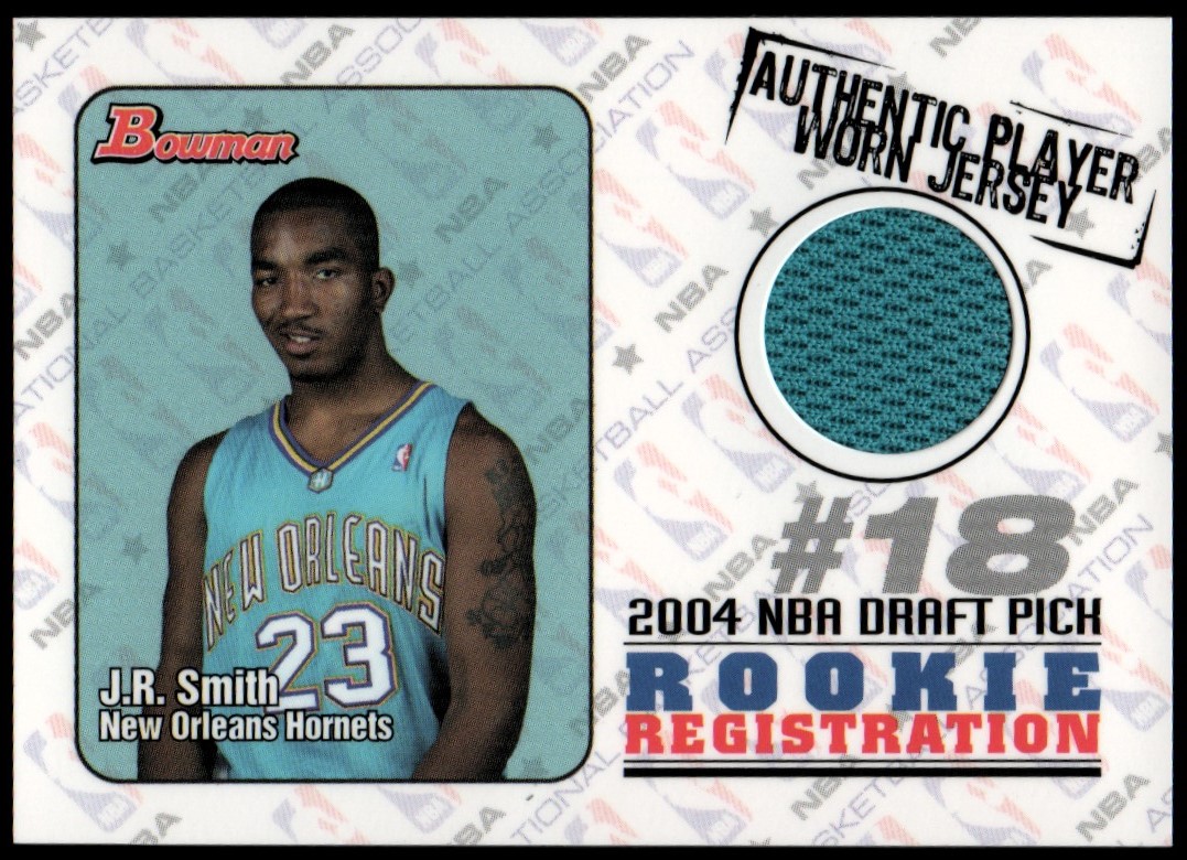 2004-05 Bowman Rookie Registration Relics #JRS J.R. Smith