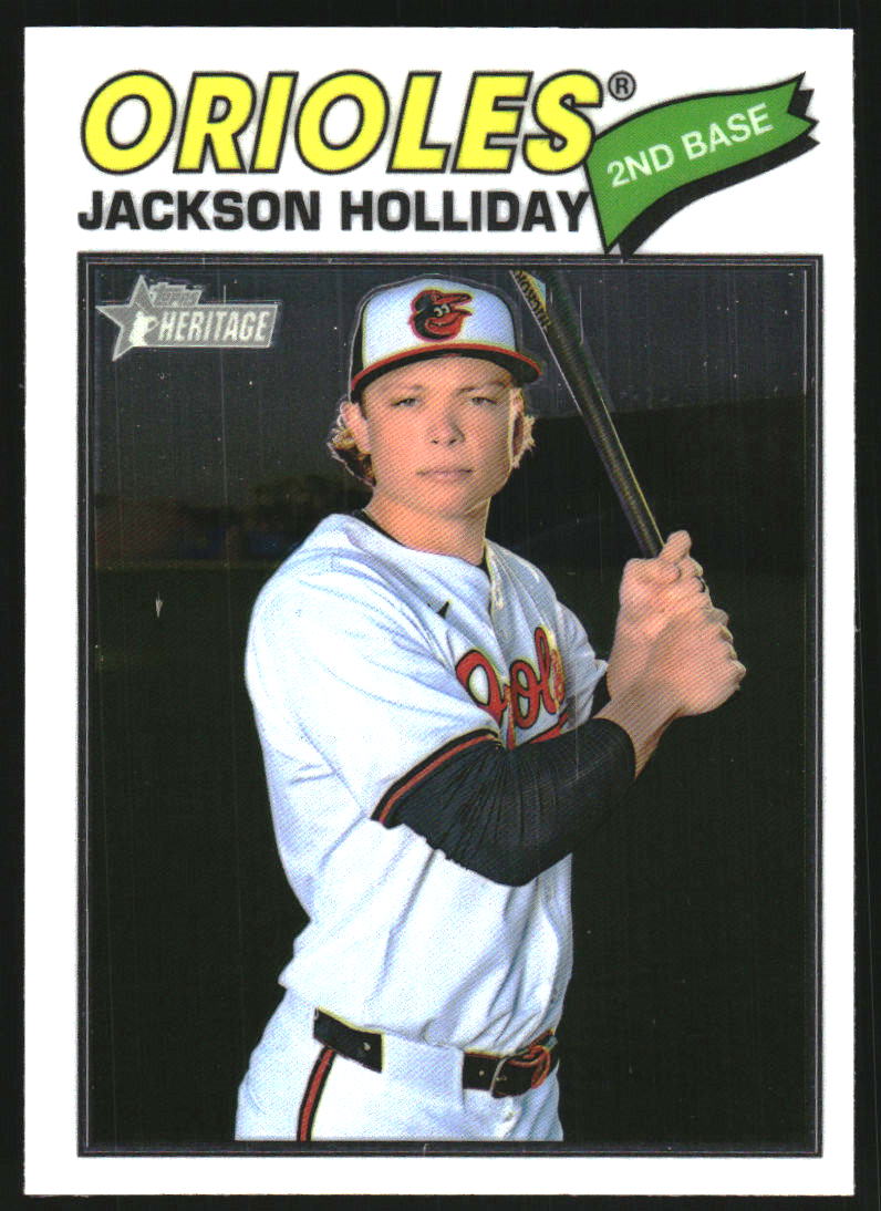 2026 Topps Heritage Chrome #218 Jackson Holliday