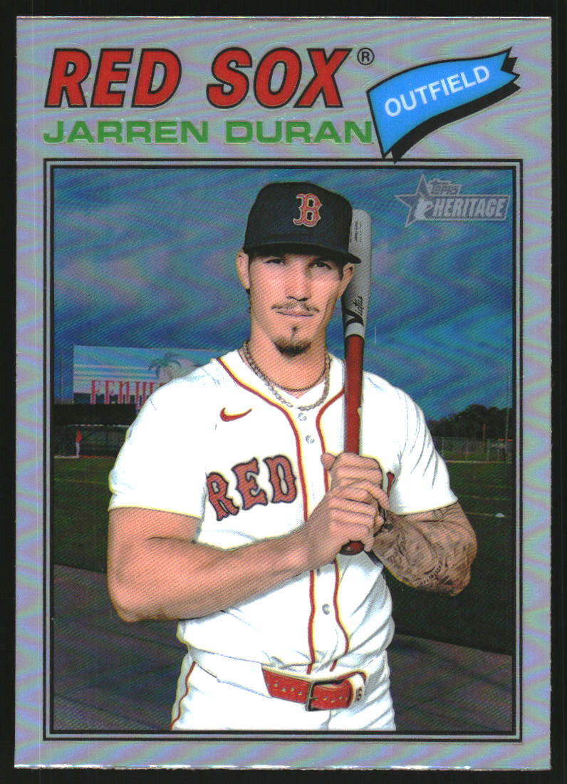 2026 Topps Heritage Chrome Refractors #15 Jarren Duran