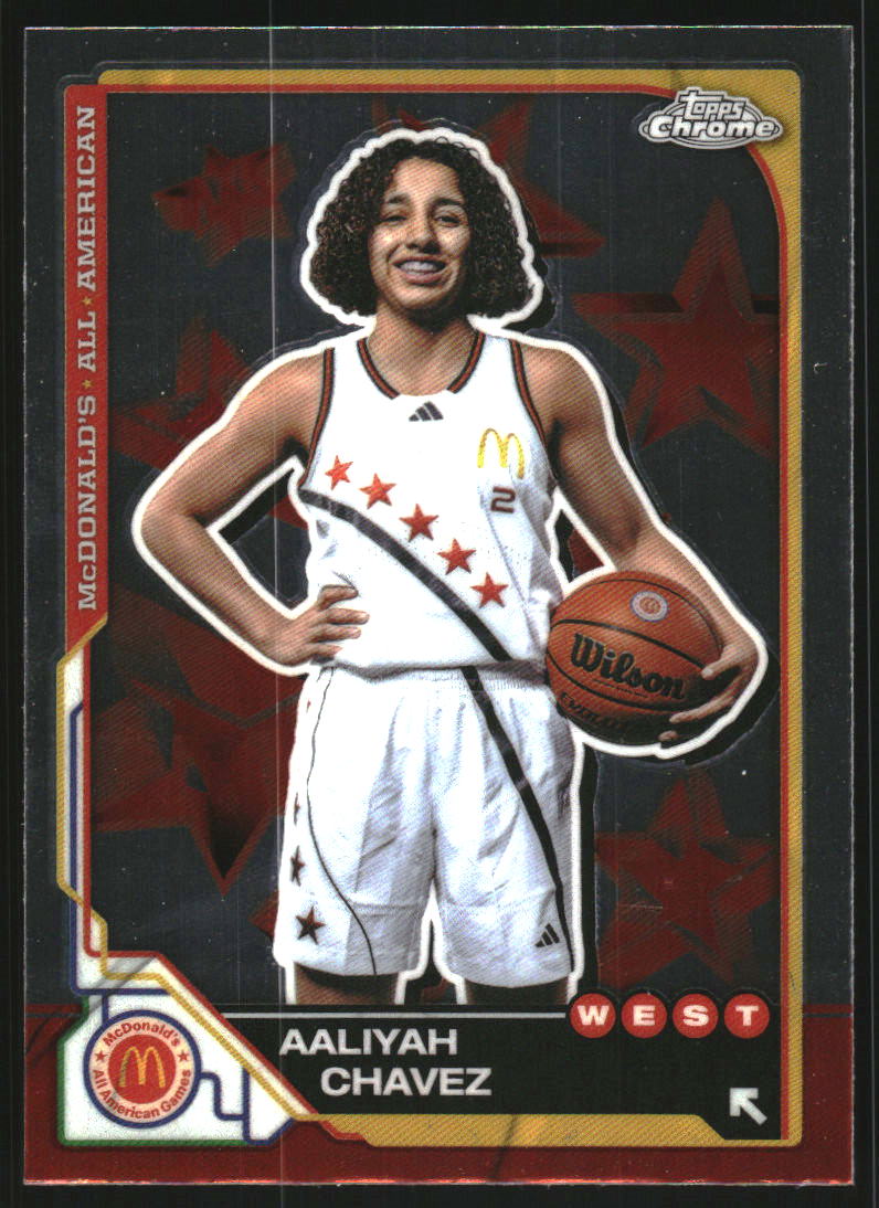 2025 Topps Chrome McDonald's All American #28 Aaliyah Chavez