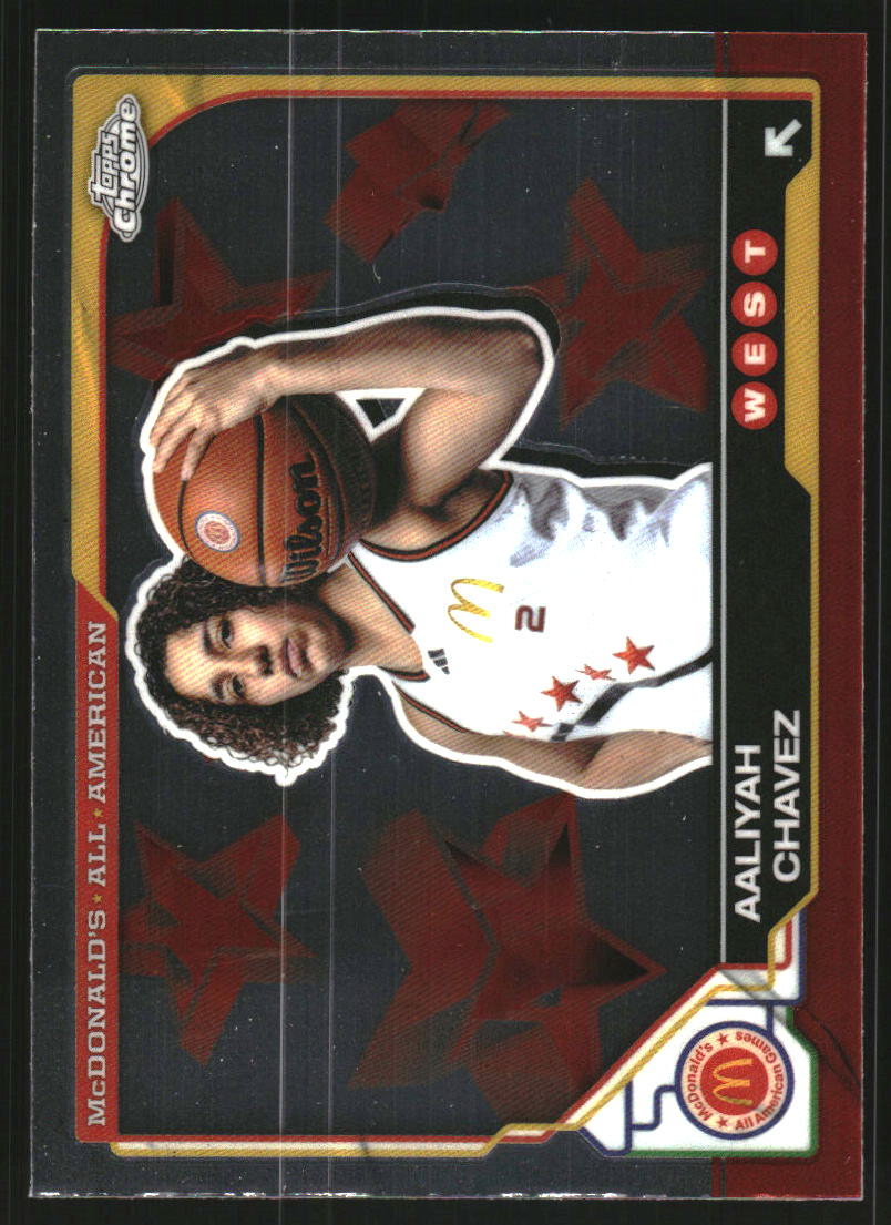 2025 Topps Chrome McDonald's All American #66 Aaliyah Chavez