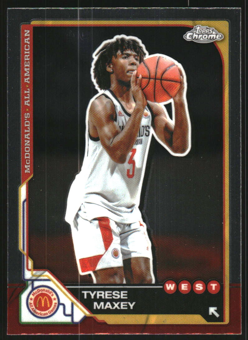 2025 Topps Chrome McDonald's All American #80 Tyrese Maxey