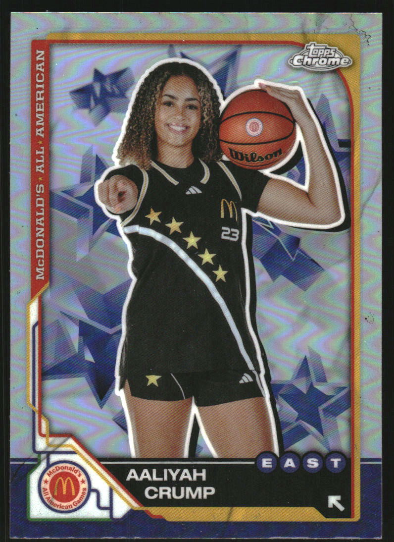 2025 Topps Chrome McDonald's All American Refractors #16 Aaliyah Crump