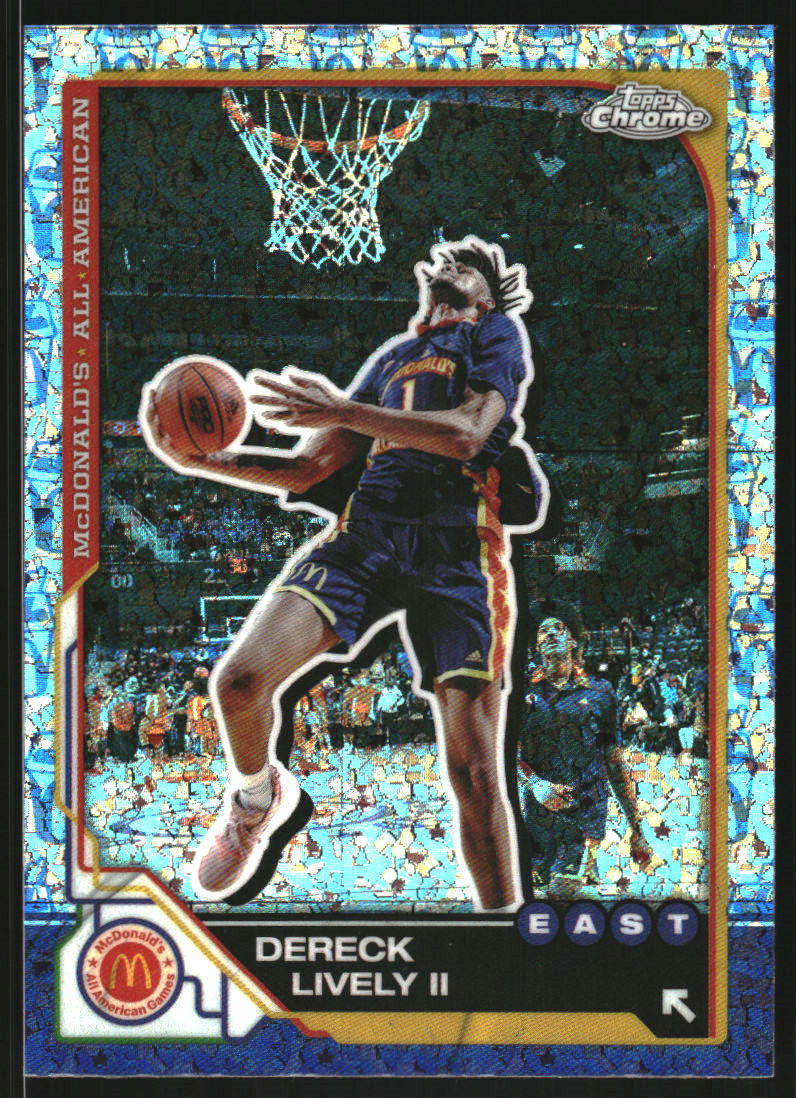 2025 Topps Chrome McDonald's All American McFlurry Refractors #93 Dereck Lively II