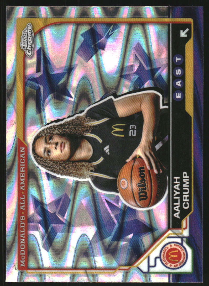 2025 Topps Chrome McDonald's All American RayWave Refractors #54 Aaliyah Crump