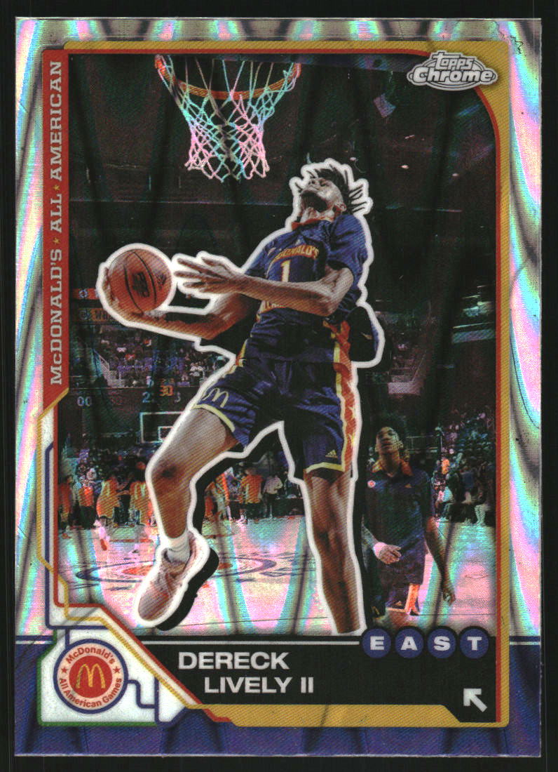 2025 Topps Chrome McDonald's All American RayWave Refractors #93 Dereck Lively II