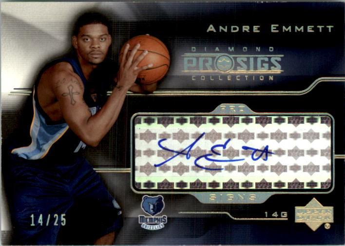 2004-05 Upper Deck Pro Sigs Pro Signs Rookies Gold #AE Andre Emmett
