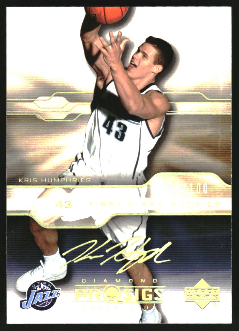 2004-05 Upper Deck Pro Sigs Gold #104 Kris Humphries