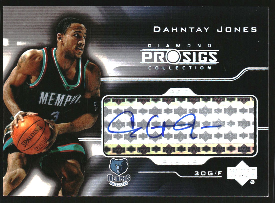2004-05 Upper Deck Pro Sigs Pro Signs #DJ Dahntay Jones