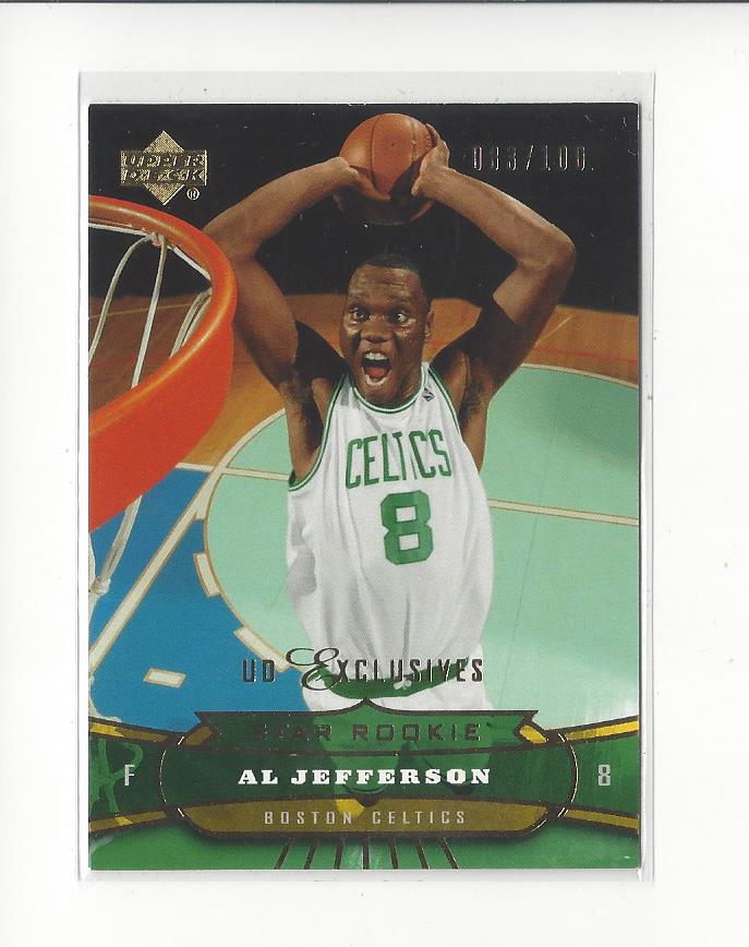 2004-05 Upper Deck Exclusives #206 Al Jefferson