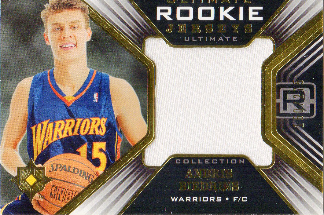 2004-05 Ultimate Collection Rookie Jerseys #AB Andris Biedrins