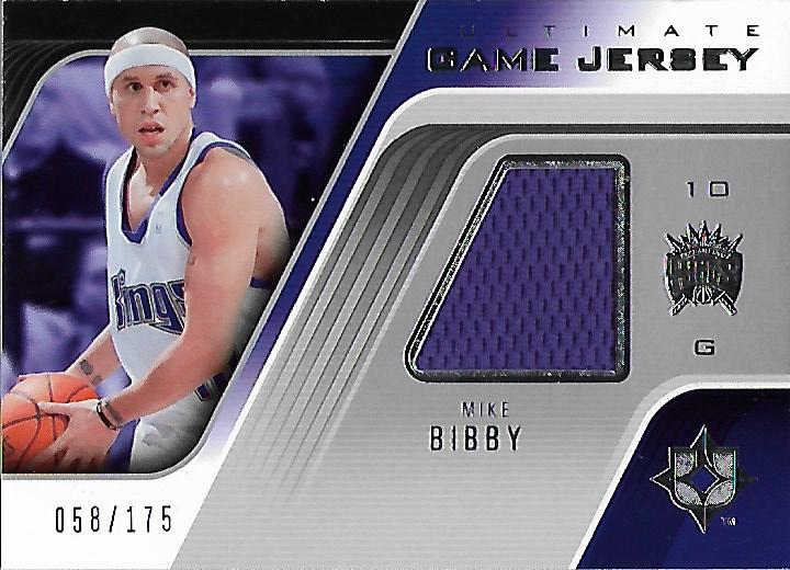 2004-05 Ultimate Collection Game Jerseys #MB Mike Bibby