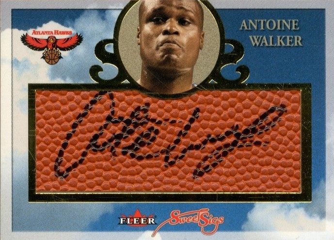 2004-05 Fleer Sweet Sigs Autographs Draft Year #AW Antoine Walker/96