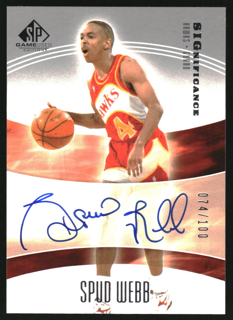 2004-05 SP Game Used SIGnificance #SW Spud Webb