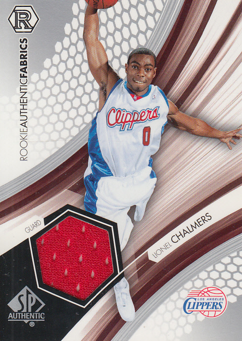 2004-05 SP Authentic Fabrics Rookies #LC Lionel Chalmers