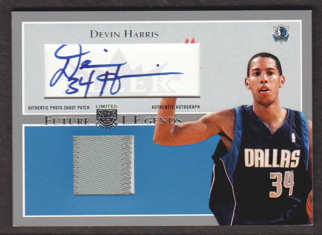2004-05 SkyBox LE Future Legends of the Draft Patches Autographs #DH2 Devin Harris