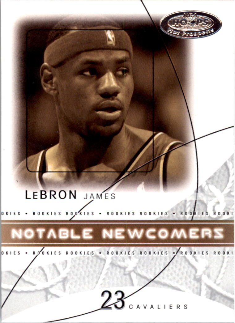 2004-05 Hoops Hot Prospects Notable Newcomers #13 LeBron James
