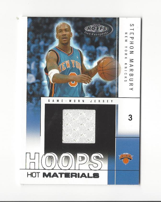 2004-05 Hoops Hot Prospects Hot Materials #SM Stephon Marbury