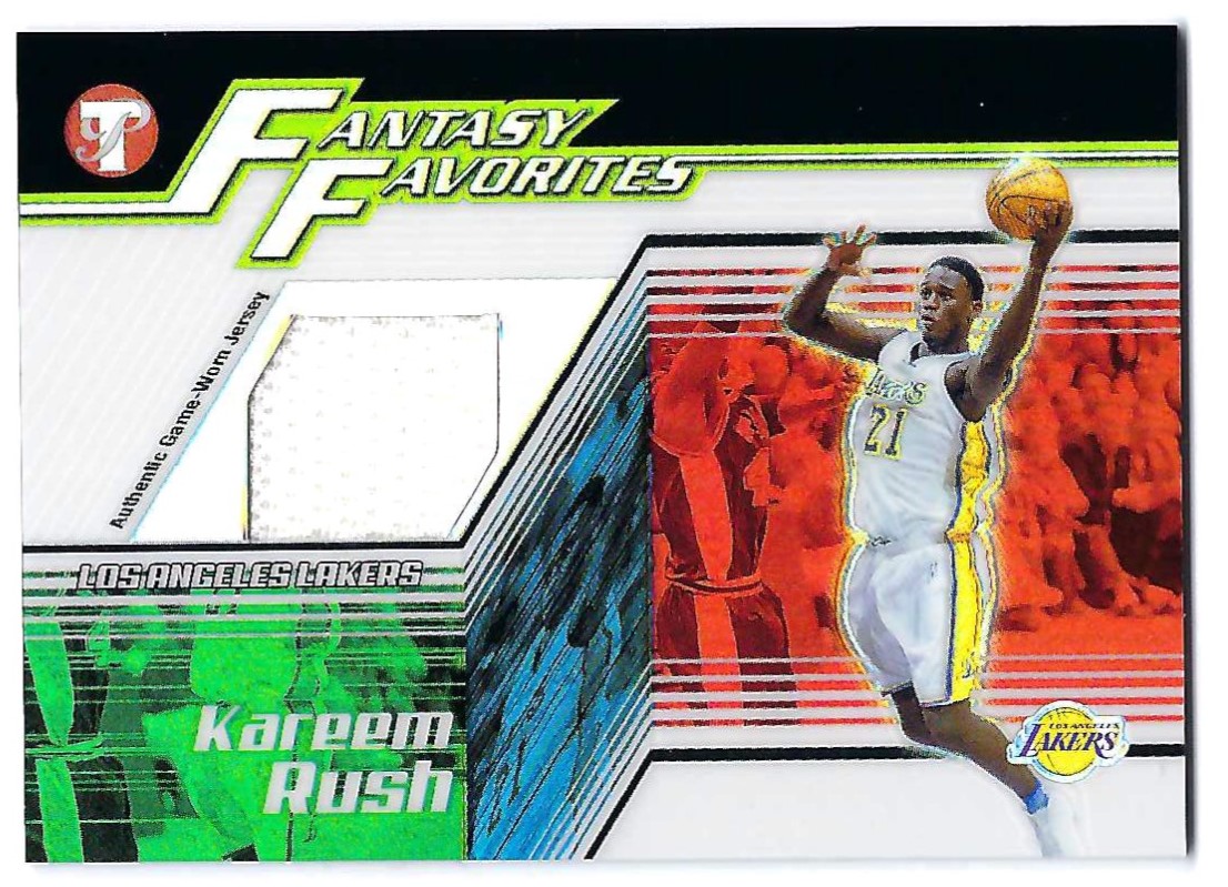 2004-05 Topps Pristine Fantasy Favorites Refractors #KR Kareem Rush