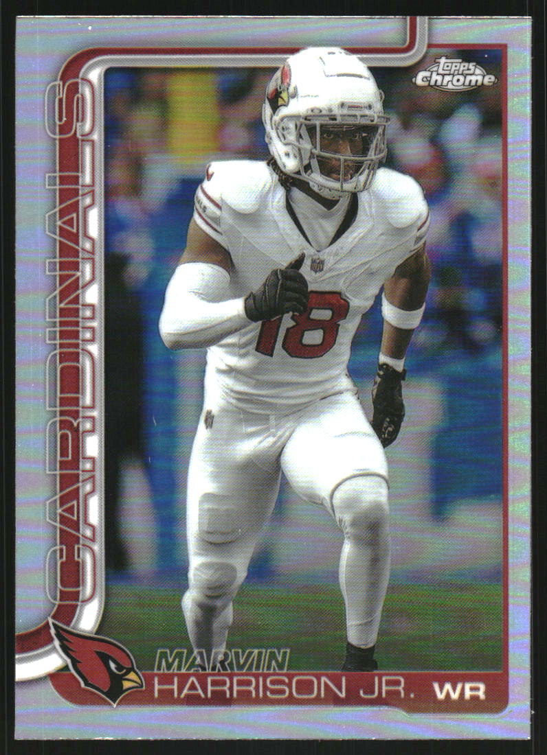 2025 Topps Chrome Refractors #1 Marvin Harrison Jr.