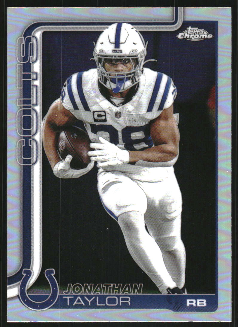 2025 Topps Chrome Refractors #130 Jonathan Taylor