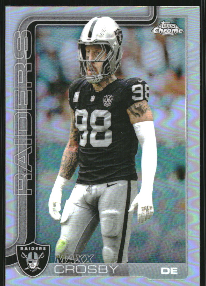 2025 Topps Chrome Refractors #180 Maxx Crosby
