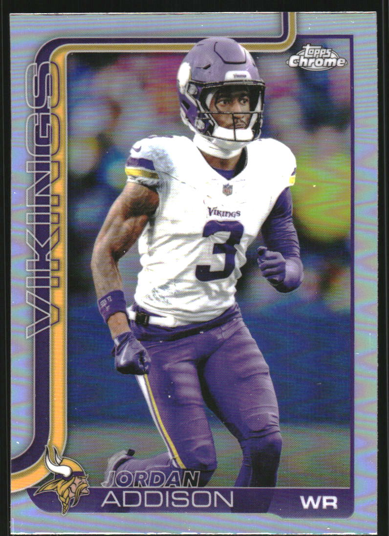 2025 Topps Chrome Refractors #202 Jordan Addison