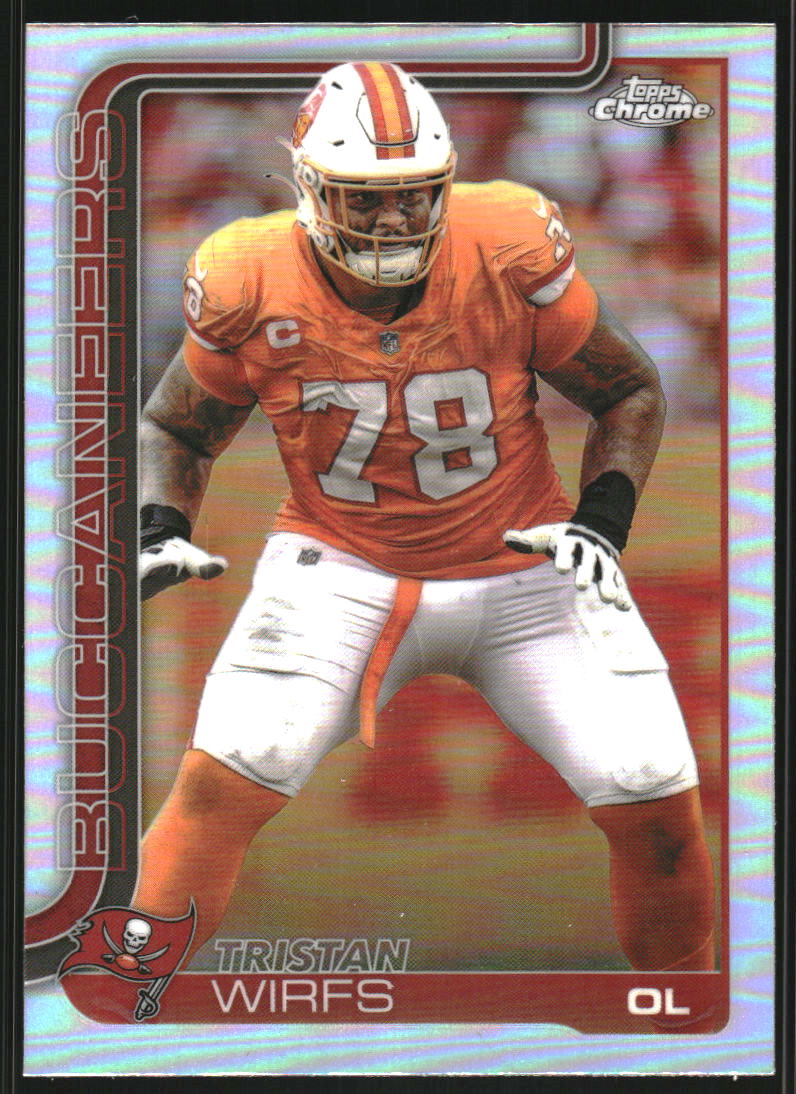 2025 Topps Chrome Refractors #287 Tristan Wirfs