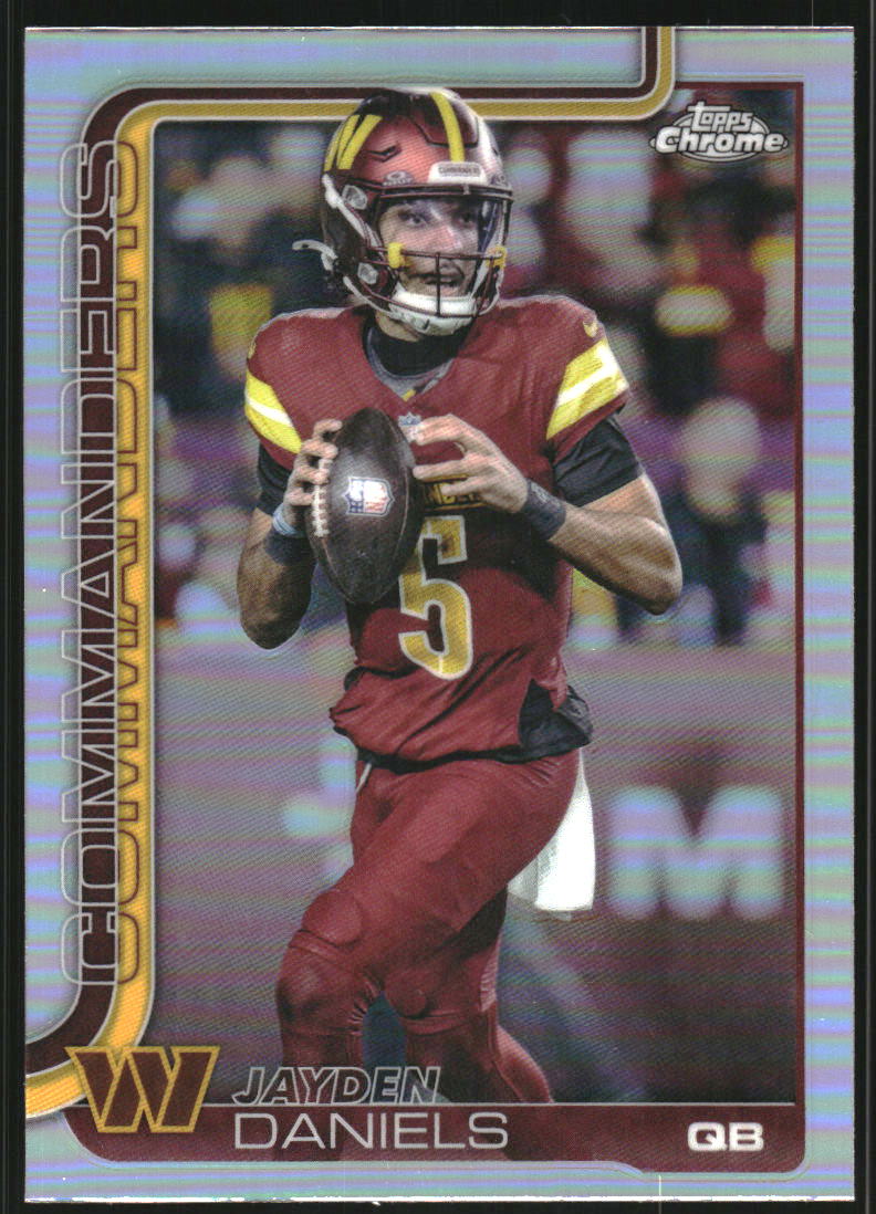 2025 Topps Chrome Refractors #295 Jayden Daniels