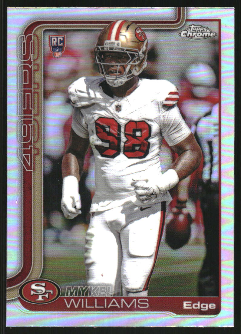 2025 Topps Chrome Refractors #352 Mykel Williams