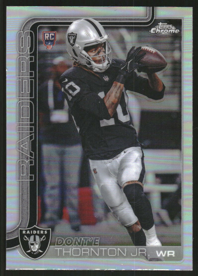 2025 Topps Chrome Refractors #385 Dont'e Thornton Jr.