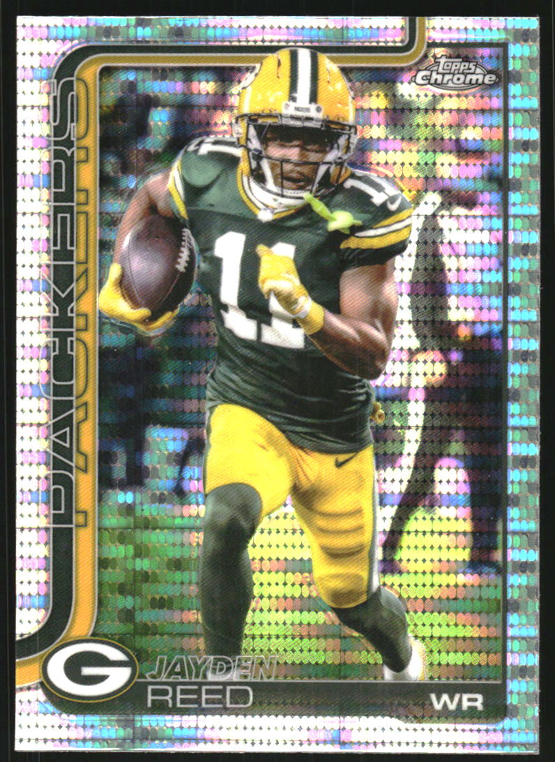 2025 Topps Chrome Pulsar Refractors #107 Jayden Reed