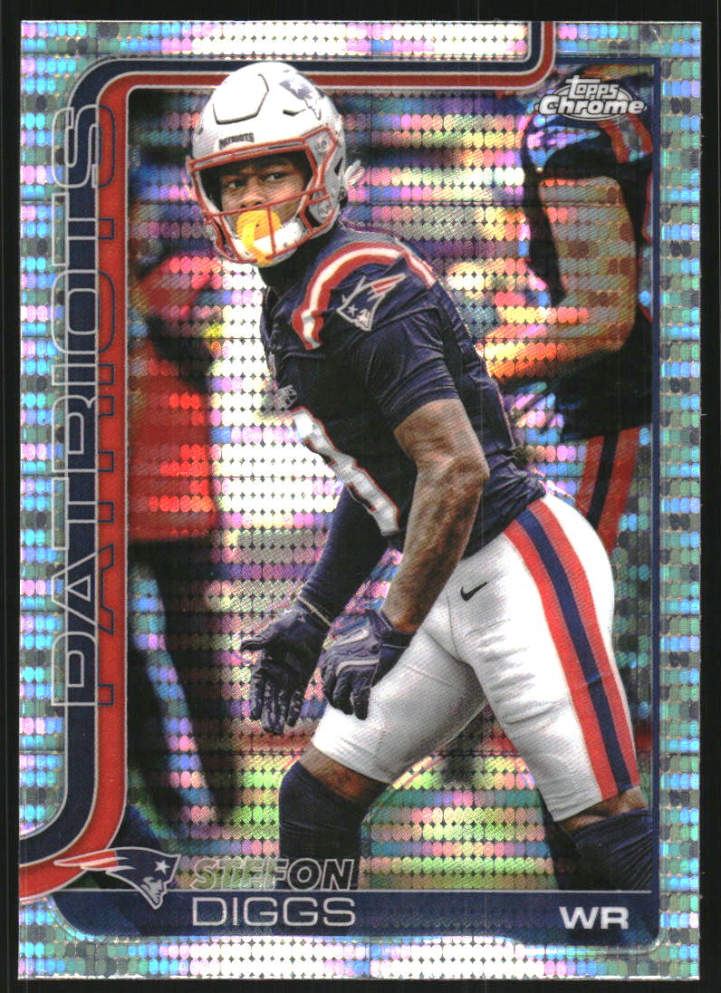 2025 Topps Chrome Pulsar Refractors #205 Stefon Diggs