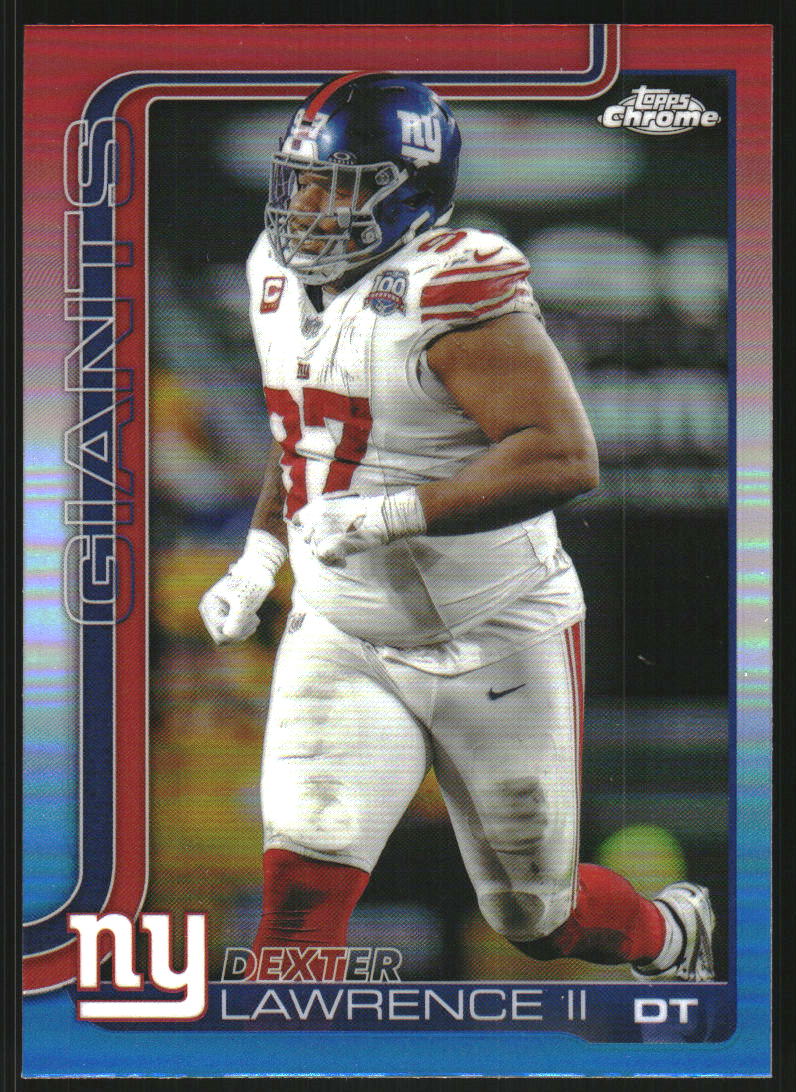 2025 Topps Chrome Red White and Blue Refractors #230 Dexter Lawrence II